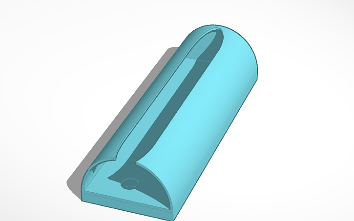 3D design Roku Remote Holder - Tinkercad