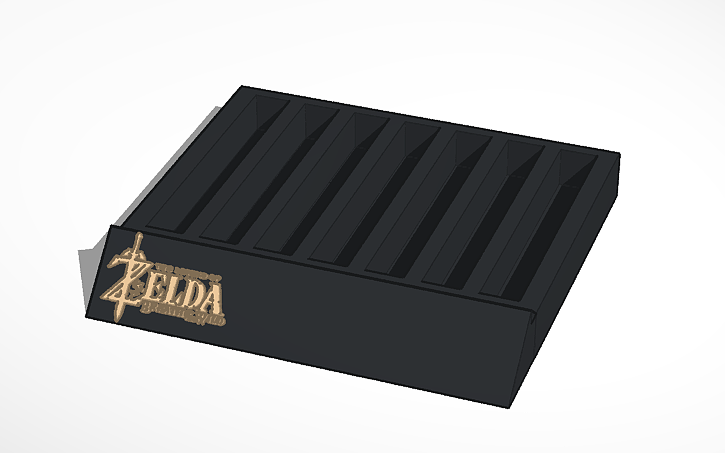 3D design Nintendo Switch Case Holder 2 - Tinkercad
