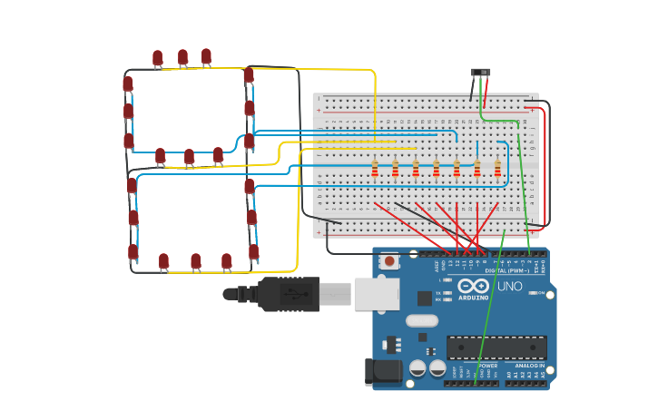 Circuit design SOUND SENSOR USING SLIDE SWITCH - Tinkercad