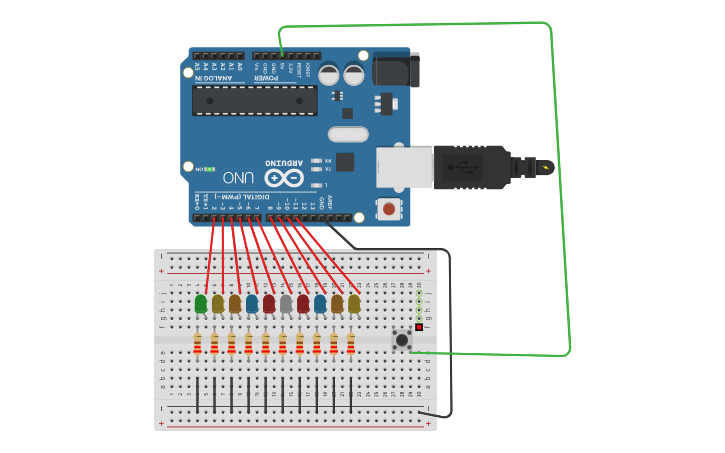 Circuit design arduino - Tinkercad