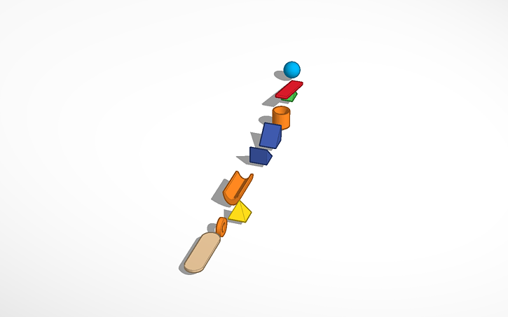 3D Design Rube Goldberg Template Tinkercad