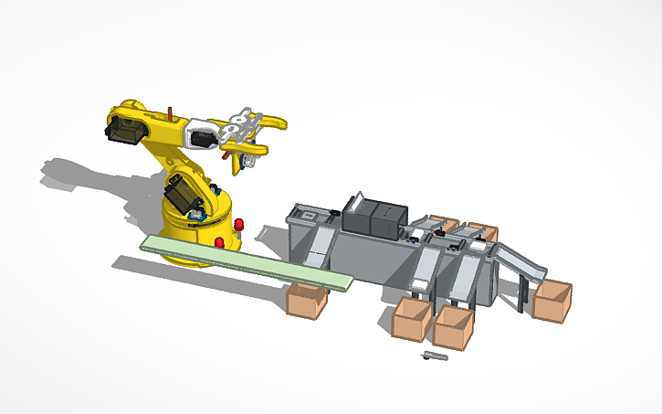 3D design Conveyor belt - Tinkercad