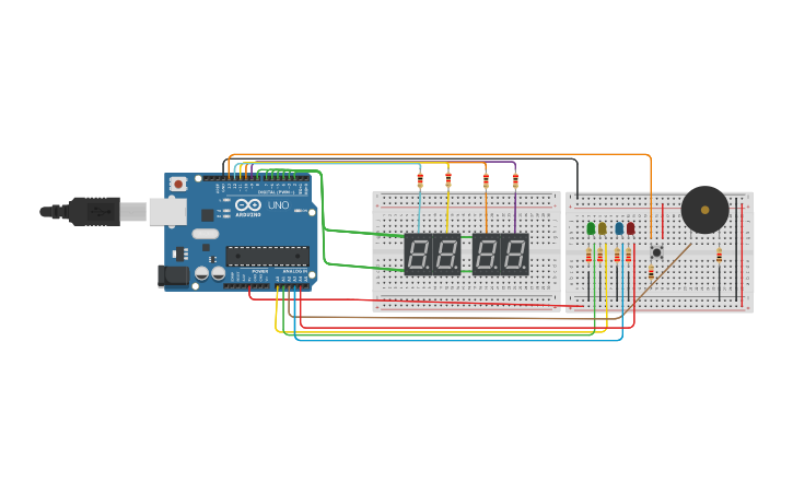 Circuit design Clock Advance | Tinkercad