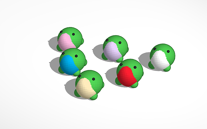 Mega Frog 3D design Mega neon frogs (Adopt Me Roblox) - Tinkercad