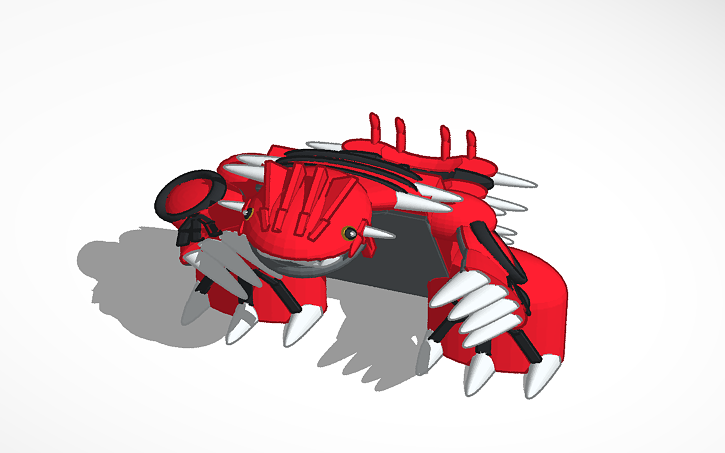 3d Design Groudon Pokémon Rubis Oméga Tinkercad