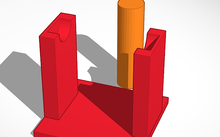 3D design Spool HOlder - Tinkercad