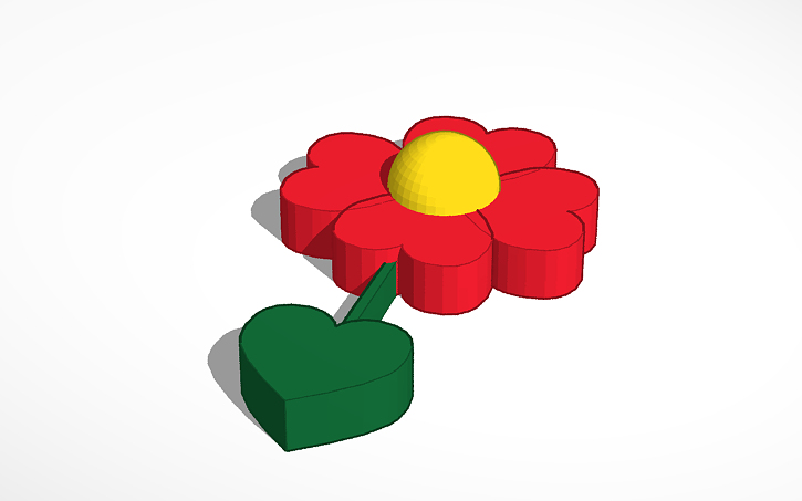 3D design A flower? | Tinkercad