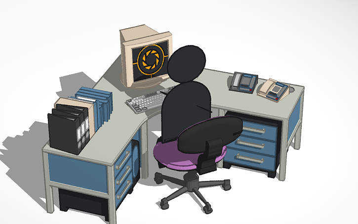 3D design portal 2 bendy office - Tinkercad