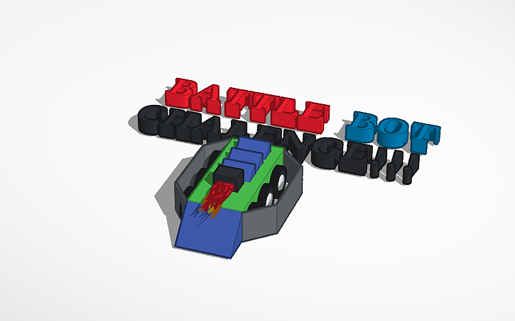 3D design Copy of Battle Bot Challenge - Tinkercad