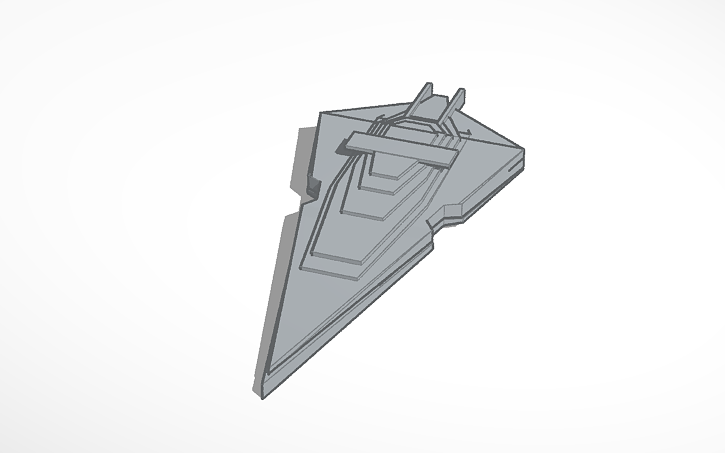 Resurgent Class Star Destroyer Tinkercad