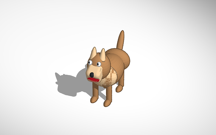 3D design Copy of Dog Dog - Tinkercad