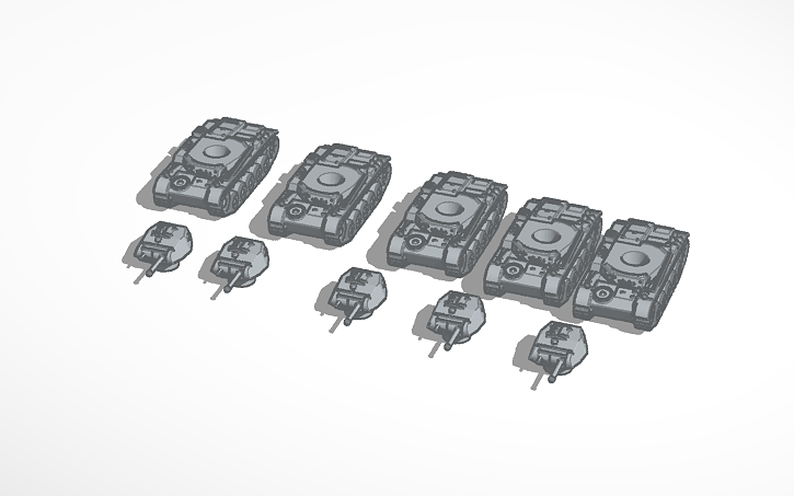 3D design Panzer .II company | Tinkercad