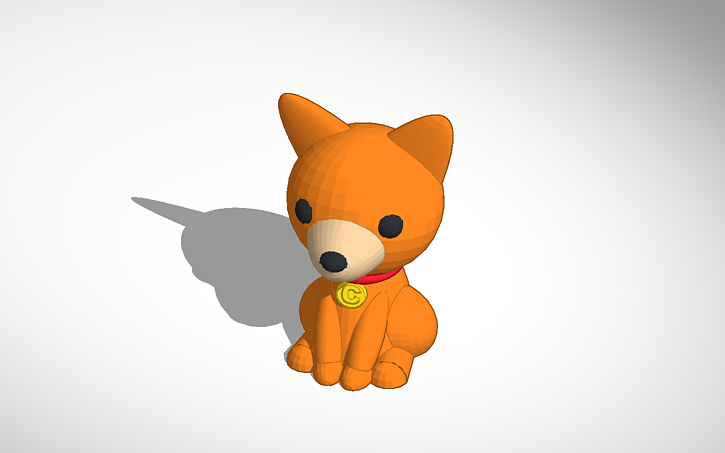 3D design doge - Tinkercad