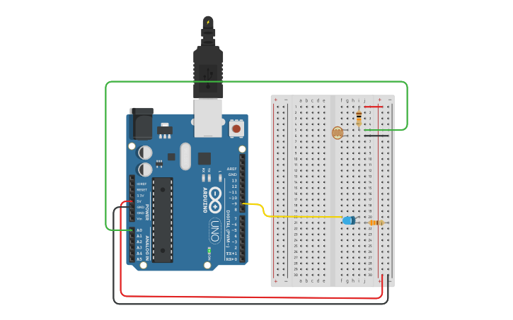 Circuit design 2.2.3.2 Lab – Photo Resistor using Redboard and Arduino ...