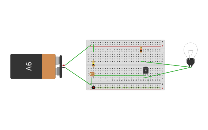 Circuit design Night Light - Tinkercad