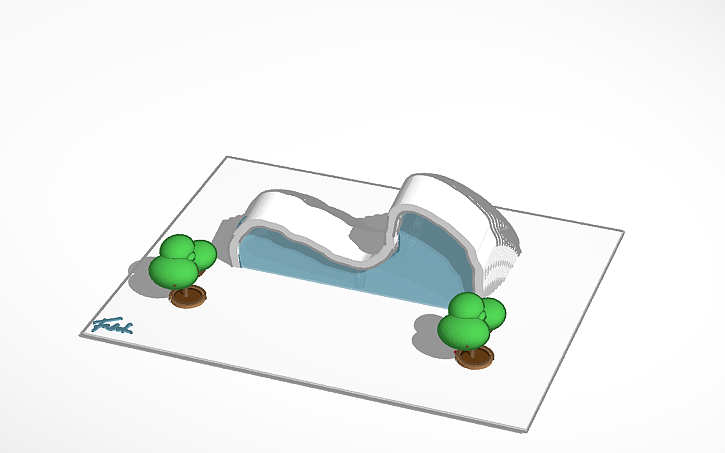 3D design Wave House - Tinkercad
