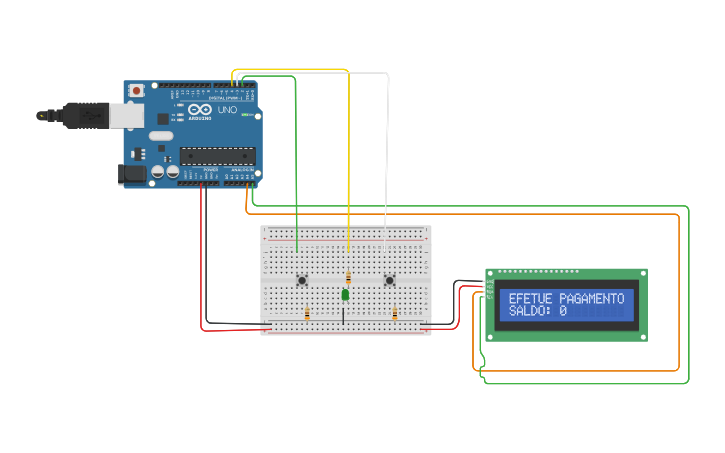 Circuit design Arduino Vending Machine V4 - Tinkercad