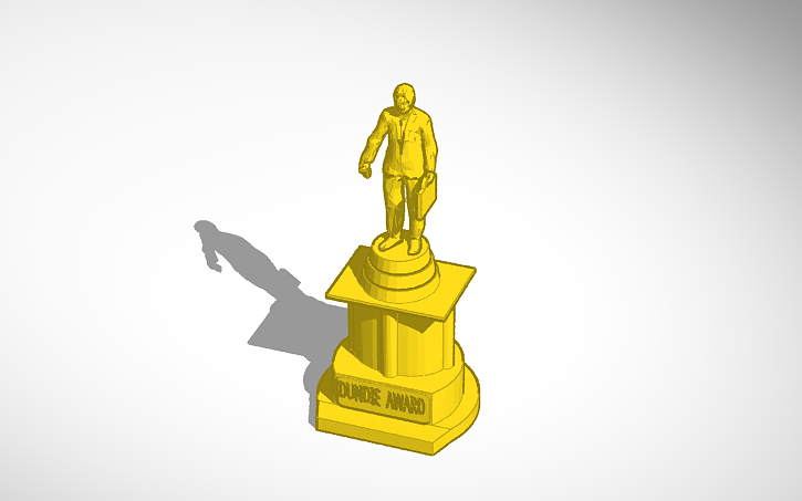 3d Design Dundie Award Tinkercad 3707