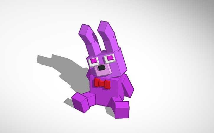 3d Design Bonnie Plush - Tinkercad