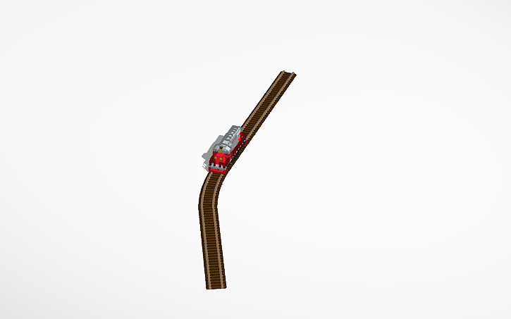 3D design Driveable train test part 3 - Tinkercad