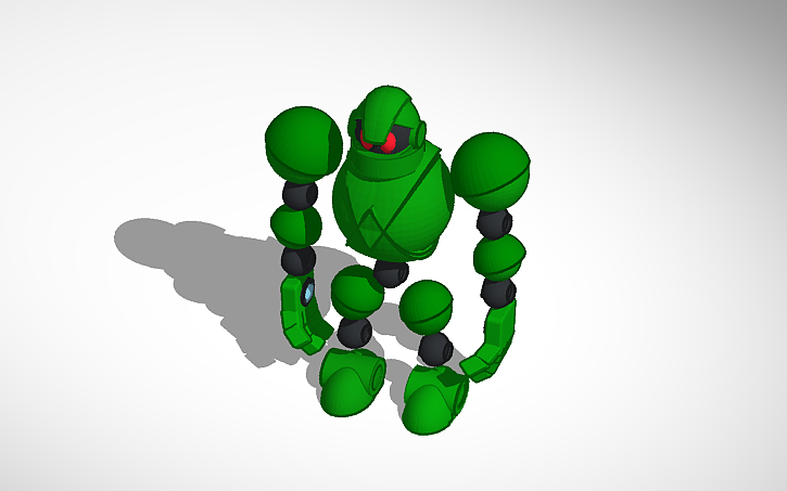 3D design tank vectorman - Tinkercad