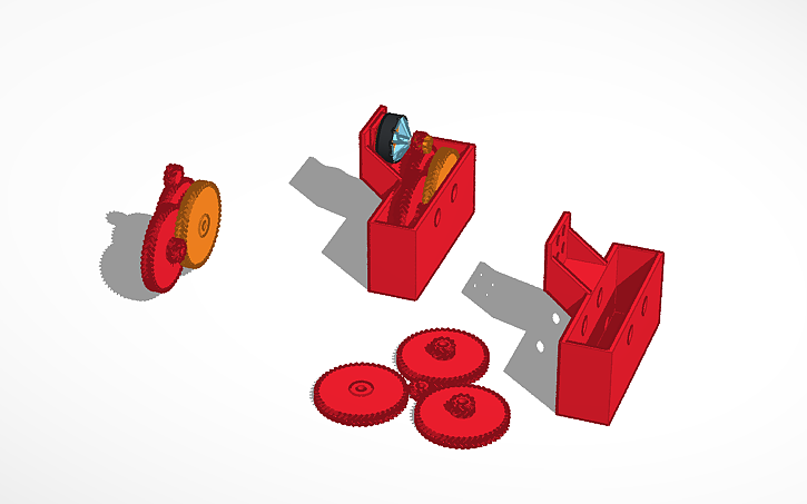 3D design gear box - Tinkercad