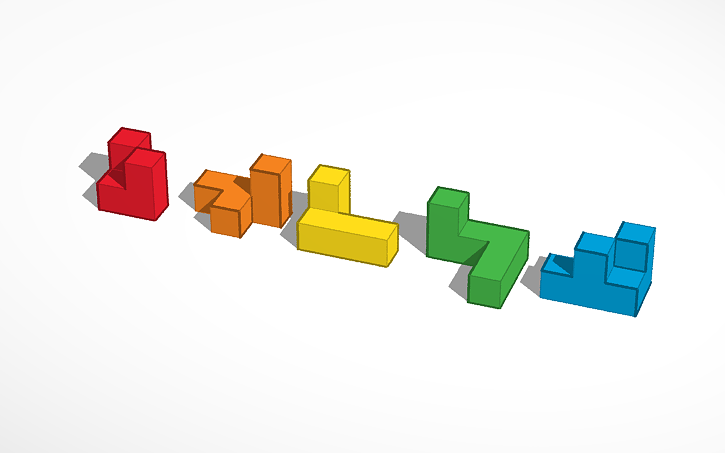 3D design Puzzle Cube #3 - 3x3 - Tinkercad