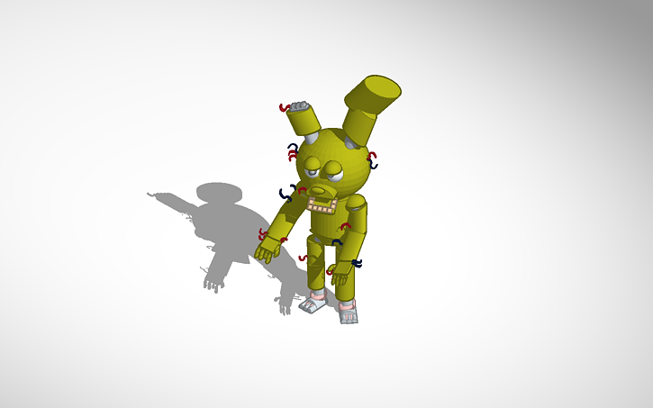 3D design Springtrap - Tinkercad
