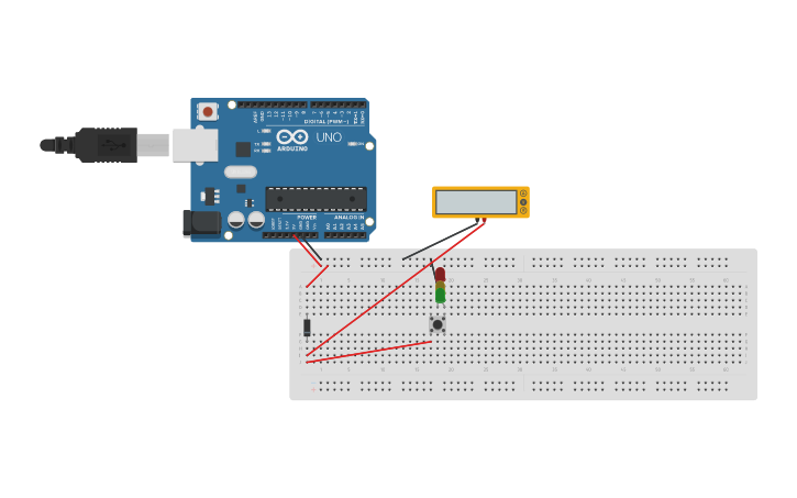 Circuit design Arduino Power 5v to 4.3v - Tinkercad