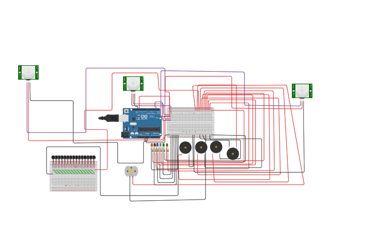 Circuit design farmer fencer 2.0 | Tinkercad