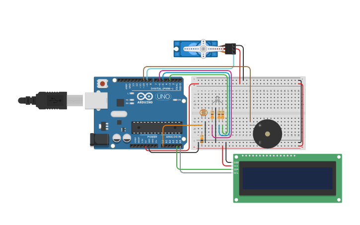 Circuit design Missão 05 - 2023 - Tinkercad