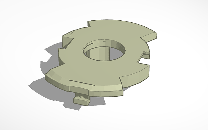 3D design Beyblade Burst Sparking Chip Template | Tinkercad