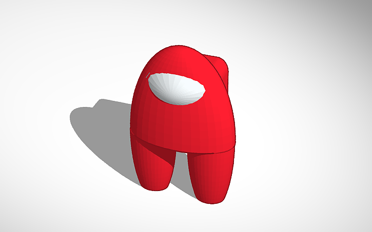 3D design Among Us character | Tinkercad