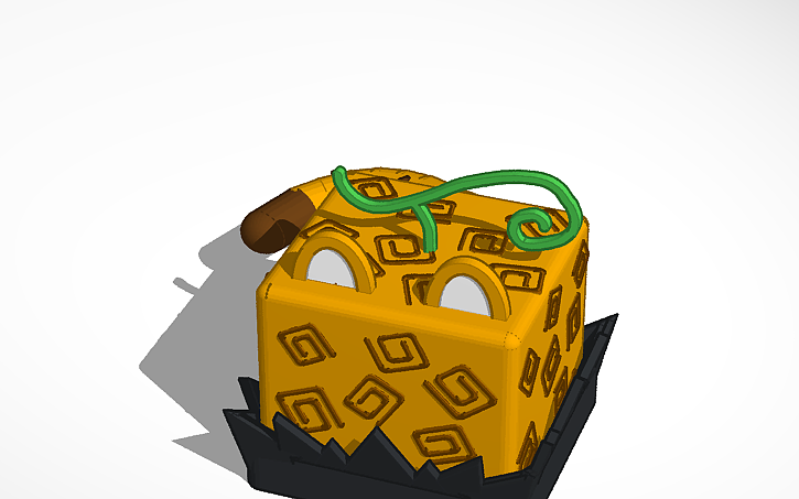 3D design Blox Fruits : Leopard Fruit - Tinkercad