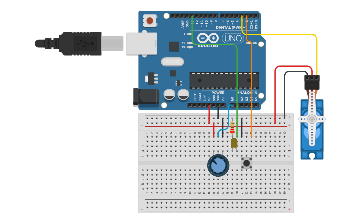 Circuit design Проект 50 - Tinkercad
