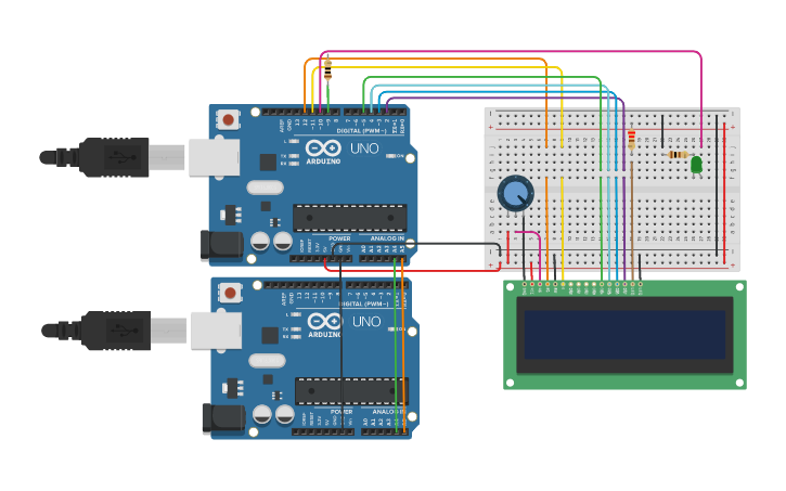Circuit design morse code - Tinkercad