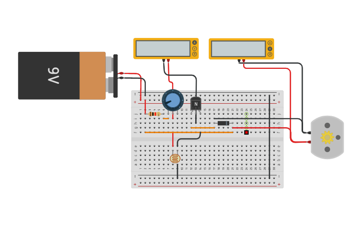 Circuit Design Aplicaci n De Transistor Tinkercad