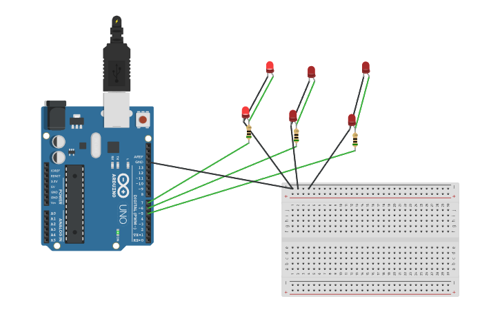 Circuit Design For Distribution 4 BINARY Tinkercad Circuit Design For Distribution 4 BINARY Tinkercad