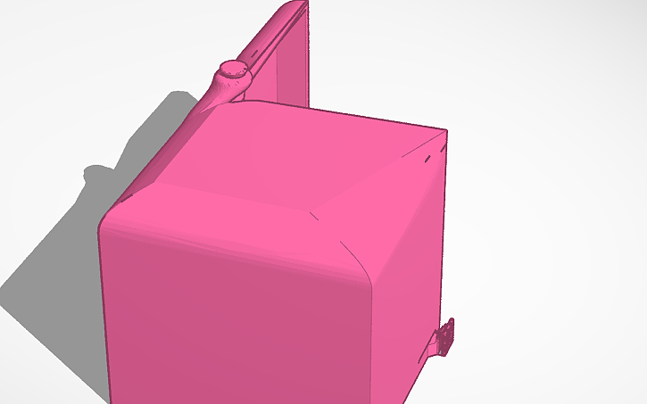 3D design spring loaded box - Tinkercad