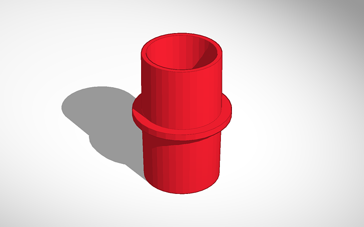 3D design CPAP Hose Coupler - Tinkercad