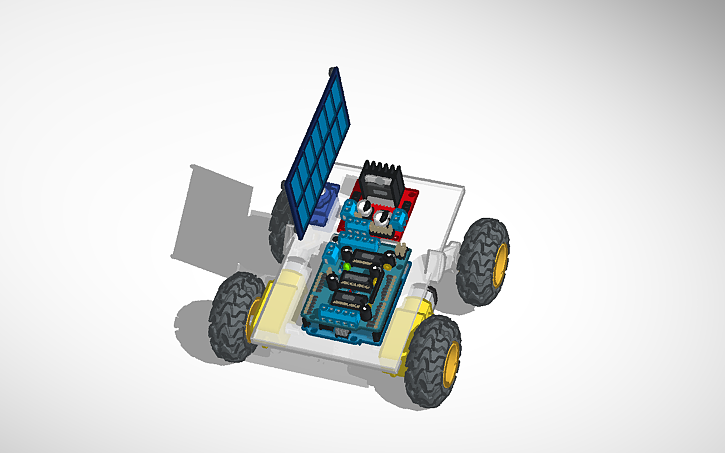3D design rover - Tinkercad