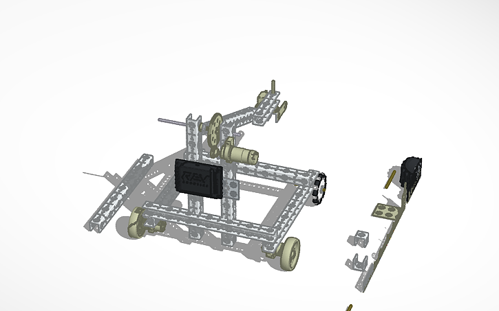 3D design Rover Bot Final | Tinkercad