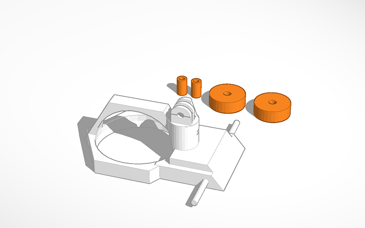 3D design sphero cart With GoPro | Tinkercad
