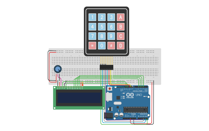 Circuit design Calculadora | Tinkercad