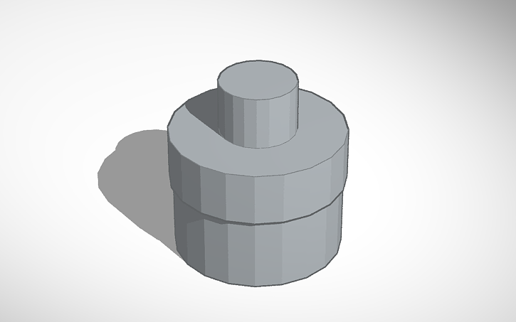 3D design Push Button - Tinkercad