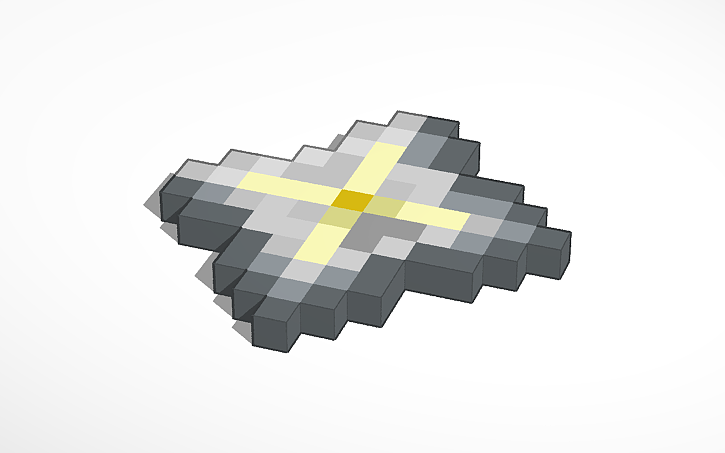 3D design Nether Star (MineCraft) - Tinkercad