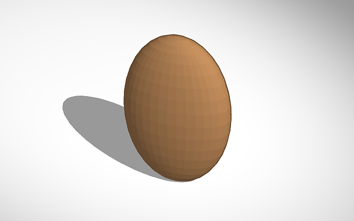 3D design Oval - Tinkercad