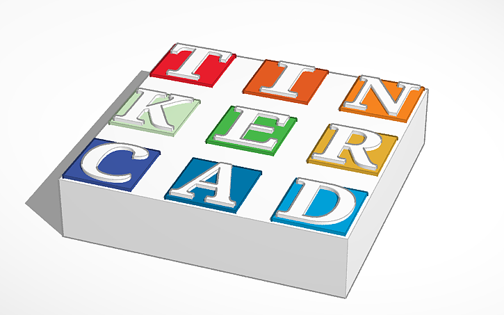 Tinker Code Logo 3D design TINKERCAD Logo | Tinkercad