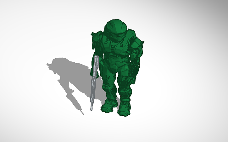 3D design master chief | Tinkercad