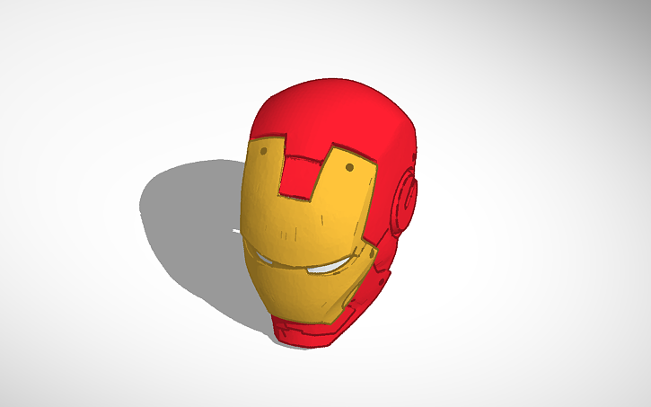Iron Man Helmet Tinkercad Iron Man Helmet Tinkercad